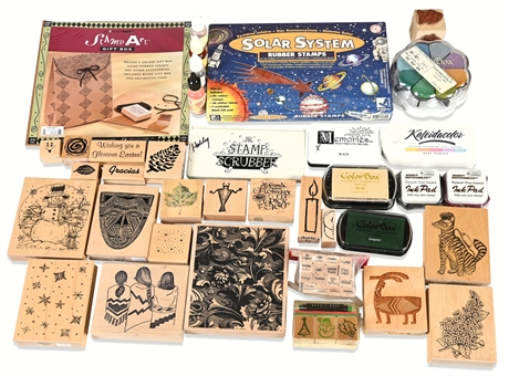 Rubber Stamp Collection and Accessories