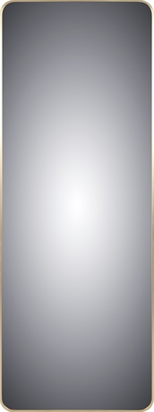 67" Brushed Nickel Frame Mirror