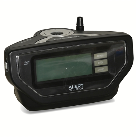 Emergency Alert Radio & Alarm Clock by Alert Works