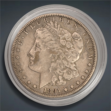 1891 Morgan Silver Dollar - San Francisco Mint