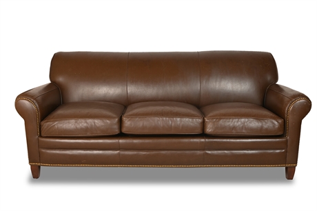 Hancock & Moore Leather Sofa (As-Is)