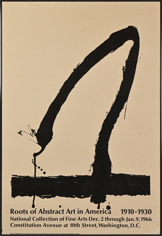 Roots of Abstract Art in America Poster