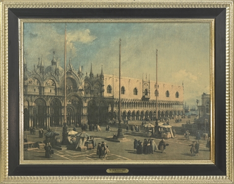 The Square of St. Marks by A. Canaletto