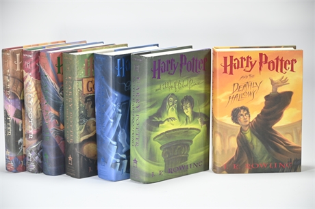 Harry Potter Complete Hardcover Set Books 1-7 Set First Edition (J.K. Rowling)