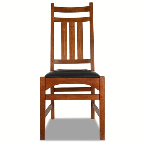 Stickley Harvey Ellis Side Chair with Inlay