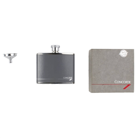 Concorde Souvenir Flask – 4 oz – Original Box & Funnel Included