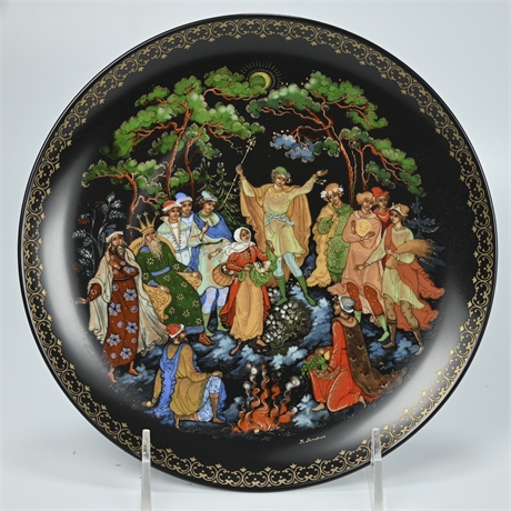 Russian Legends Collectible Plate "The Twelve Months"