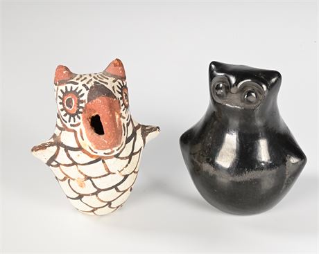 Pueblo Pottery Owls