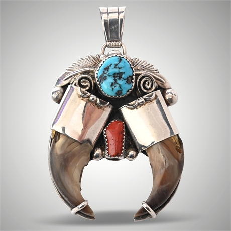 Wydell Billie Navajo 'Claw' Pendant