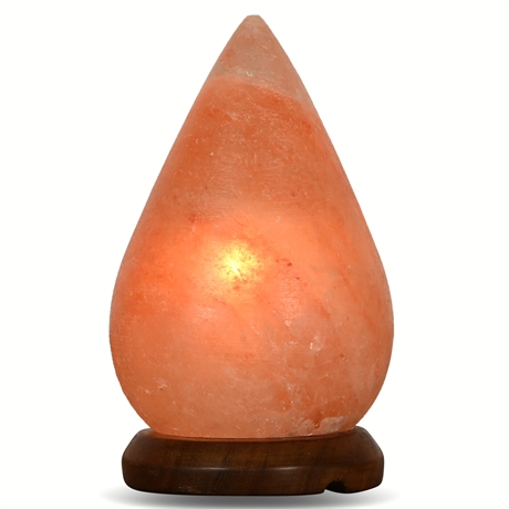 8" Teardrop Himalayan Salt Lamp