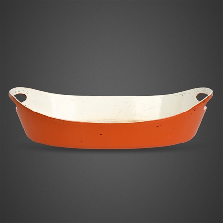 Copco Michael Lax Orange Oval Casserole Pan Denmark
