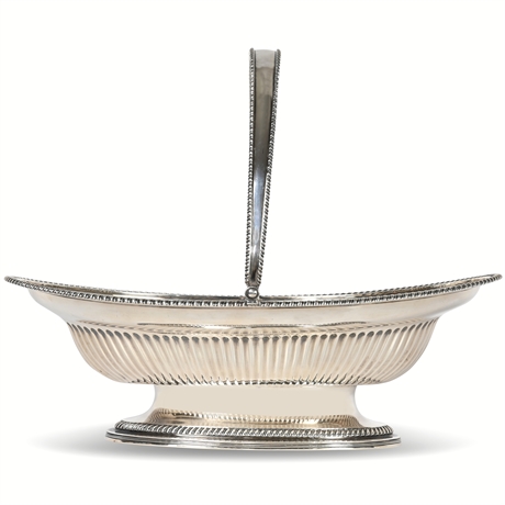 Early 19th Century Sterling Silver Fruit Basket by William Sudell