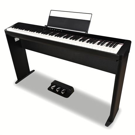 Casio® Privia PX-S1100BK Digital Piano w/ SP-34 Pedals, Bench & WU-BT10 Adapter