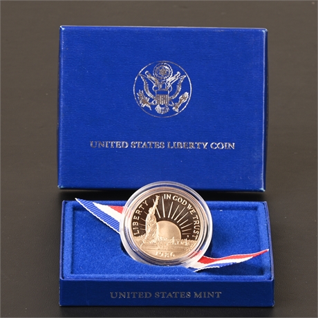 1986 U.S Mint Liberty Half Dollar Proof Coin