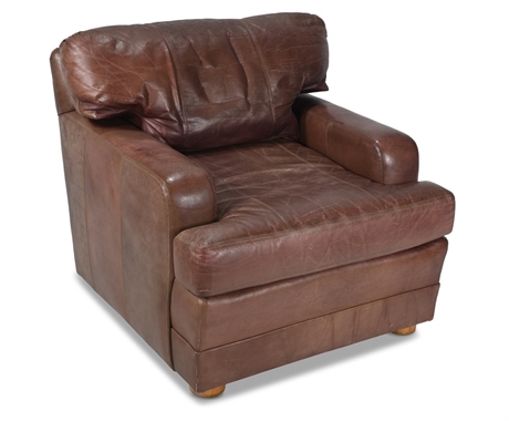 Henredon Leather Arm Chair