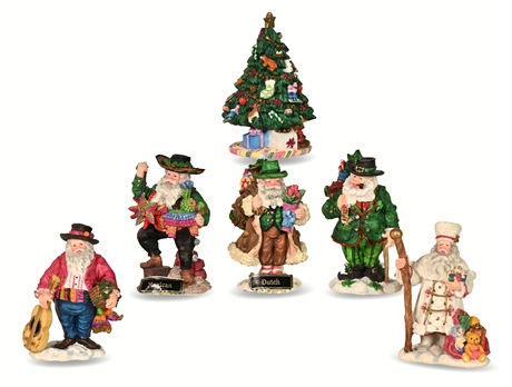 Santas of the World Figurines by Roman Inc