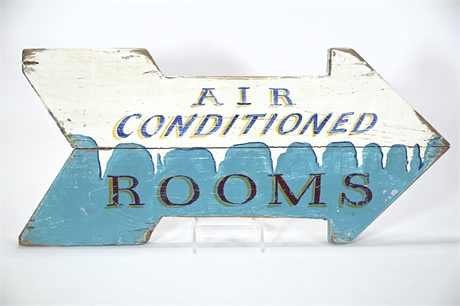Vintage Hand Painted Motel Sign
