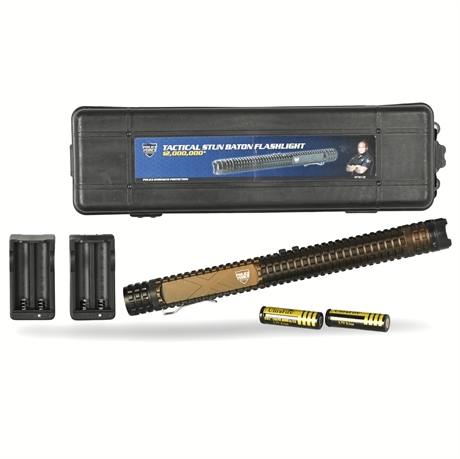 Police Force 12 Million Volt Stun Baton Flashlight