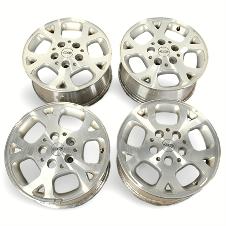 Jeep OEM 16" Alloy Wheels – Set of 4 (5EZ98 TRMAB)