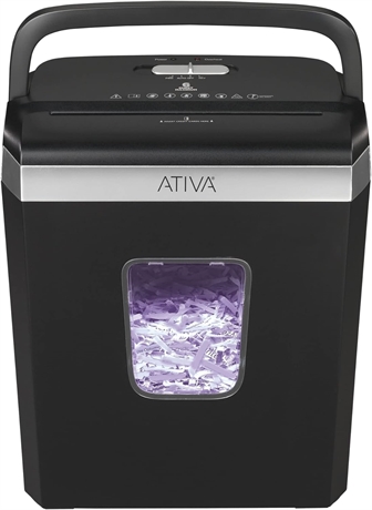 Ativa® 6-Sheet Cross-Cut Shredder