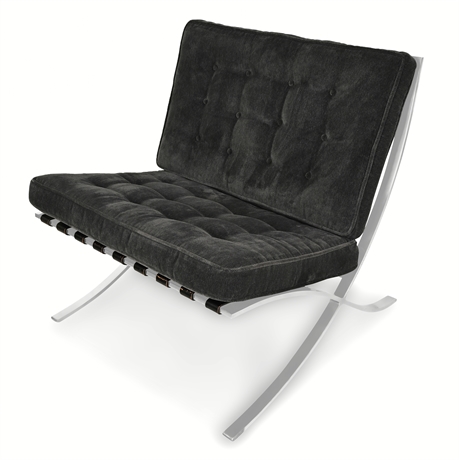 Knoll Barcelona Chair, KP-Stamped Frame, Mies van der Rohe, Original Owner