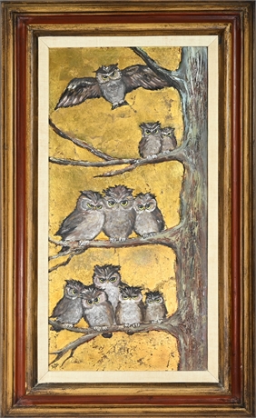 Ilse Lanphere Original Owl Painting