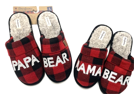 Mama & Papa Bear Slippers