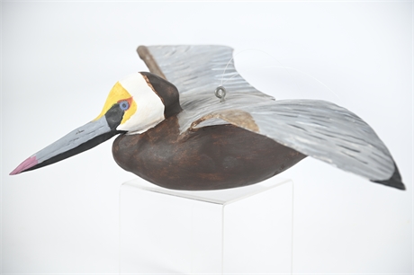 Hand Carved and Painted Sea Gull