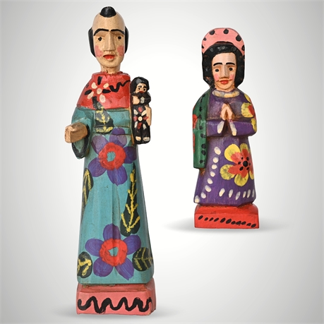 Folk Art Devotionals — San Antonio Santos of Joseph & Angel