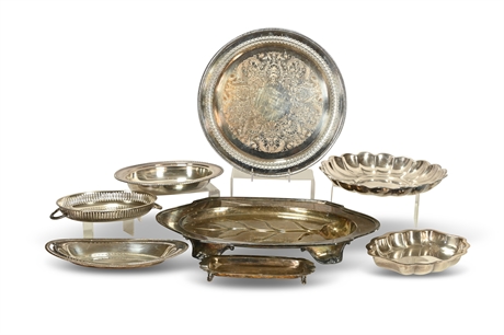 Silverplate Entertaining Pieces