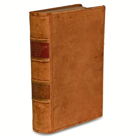1885 Leather Bound Congressional Record Book