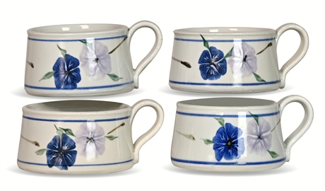 'Morning Glory' Porcelain Dinnerware Bowls