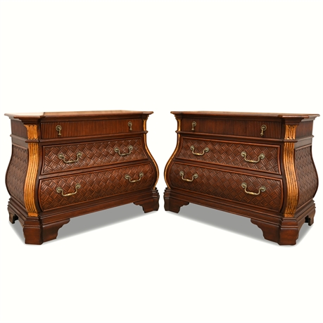 Century Furniture Bombe Nightstands