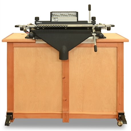 Omnijig 24" Dovetail Machine with Cabinet and Accessories