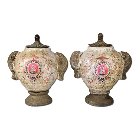 Pair of Decorative Urns