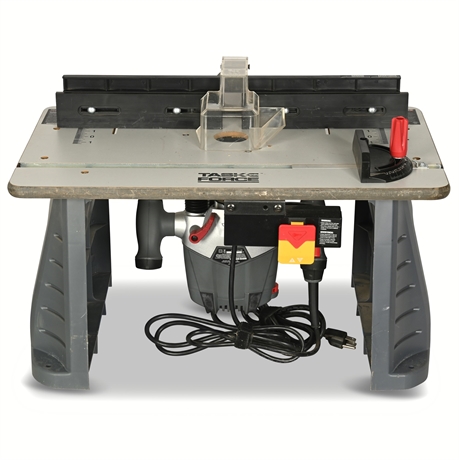 Task Force 1/4-in-Amp Variable Speed Plunge Corded Router Table