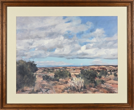 William E. Preston Desert Scene