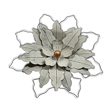 3D Metal Wall Flower
