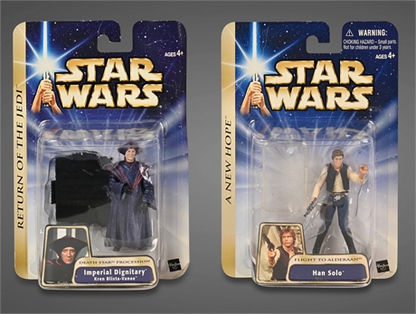 Star Wars: Han Solo & Imperial Dignitary Action Figures
