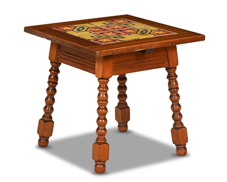 Vintage Tile Top Table