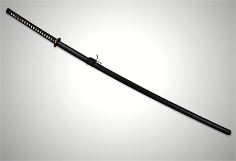 Modern Chinese Katana Sword, 64" with Black Saya
