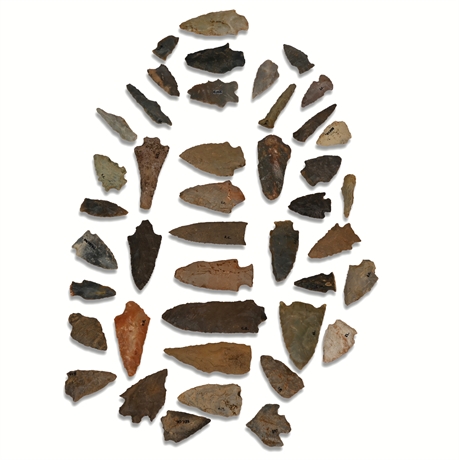 Benton Broad Stem Arrowheads