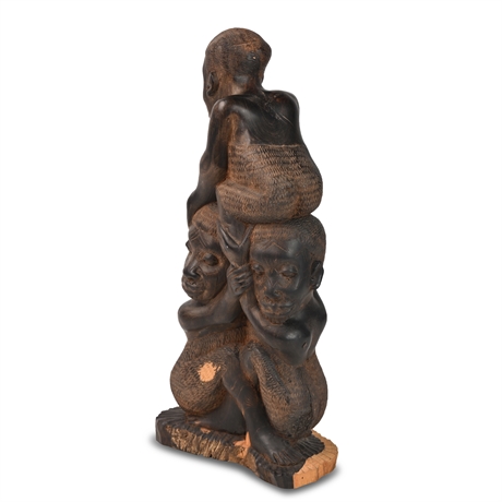 Makonde Carved African Totem
