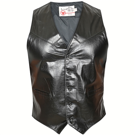 The Leather Shop by Sears Leather Vest