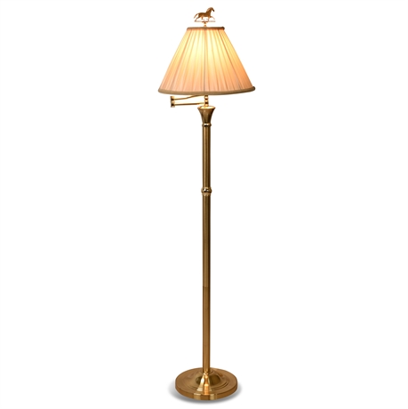 Stiffel Brass Floor Lamp
