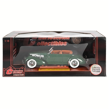 Charlestown / Signature 1:18 1937 Cord 812 Supercharged Convertible – Green CT-6