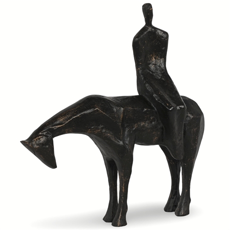 Dann Foley "Horse Riding Man" Sculpture