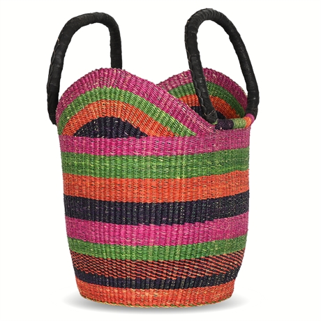 Handcrafted Woven Grass Tote