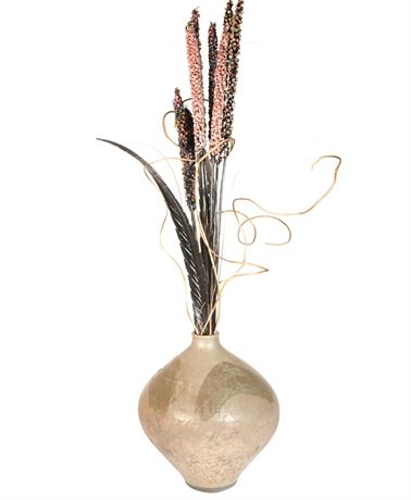 Ceramic Vase with Mesa Verde Arrangement