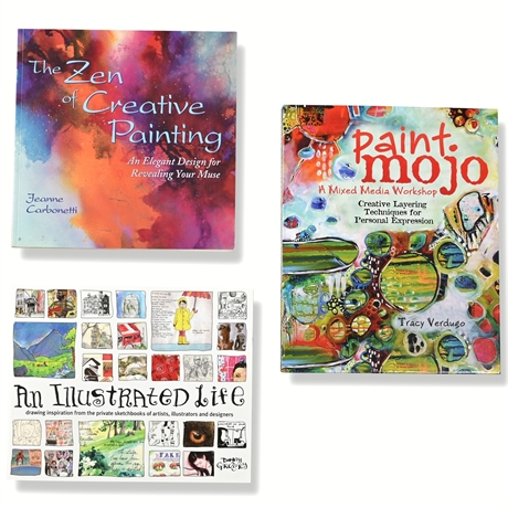 Creative Expression Through Mixed Media: A Vibrant Art Book Collection